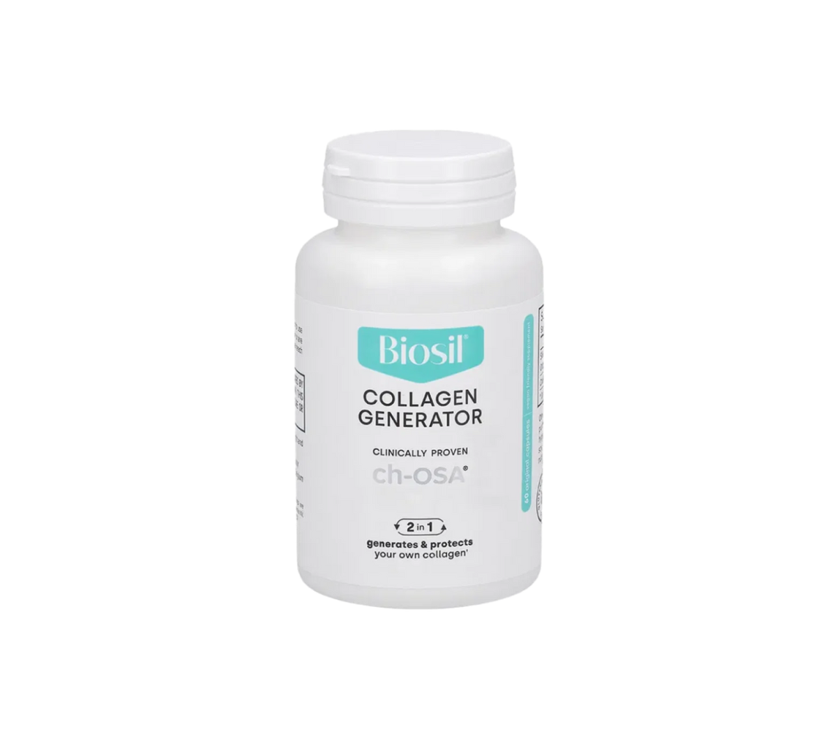 Biosil Collagen Generator su ch-OSA® – kolageno generatorius, 30 kapsulių