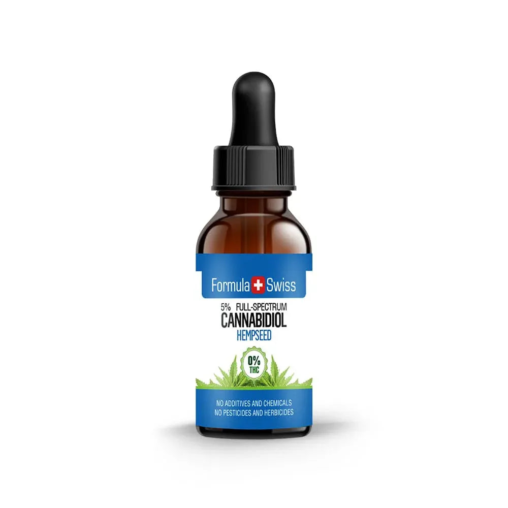 CBD aliejus kanapių sėklų aliejuje