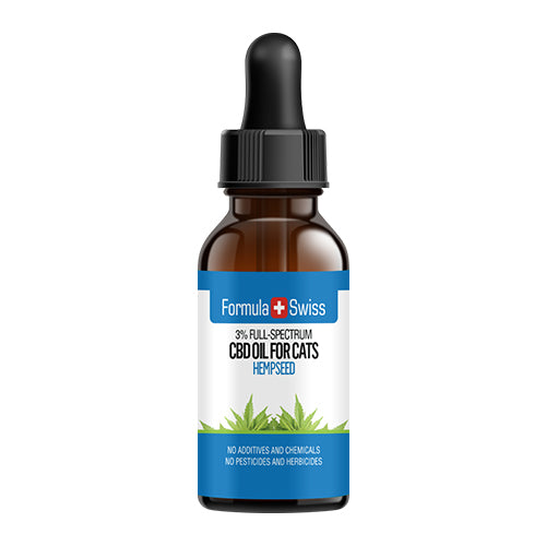 CBD aliejus katėms kanapių sėklų aliejuje (3%)